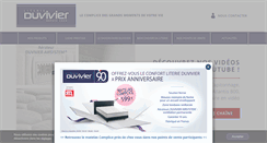 Desktop Screenshot of literie-duvivier.fr